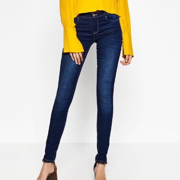 zara body curve jeggings